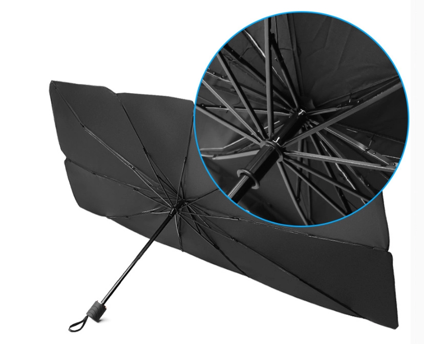 New Portable Folding Sunscreen Heat Insulation car umbrella