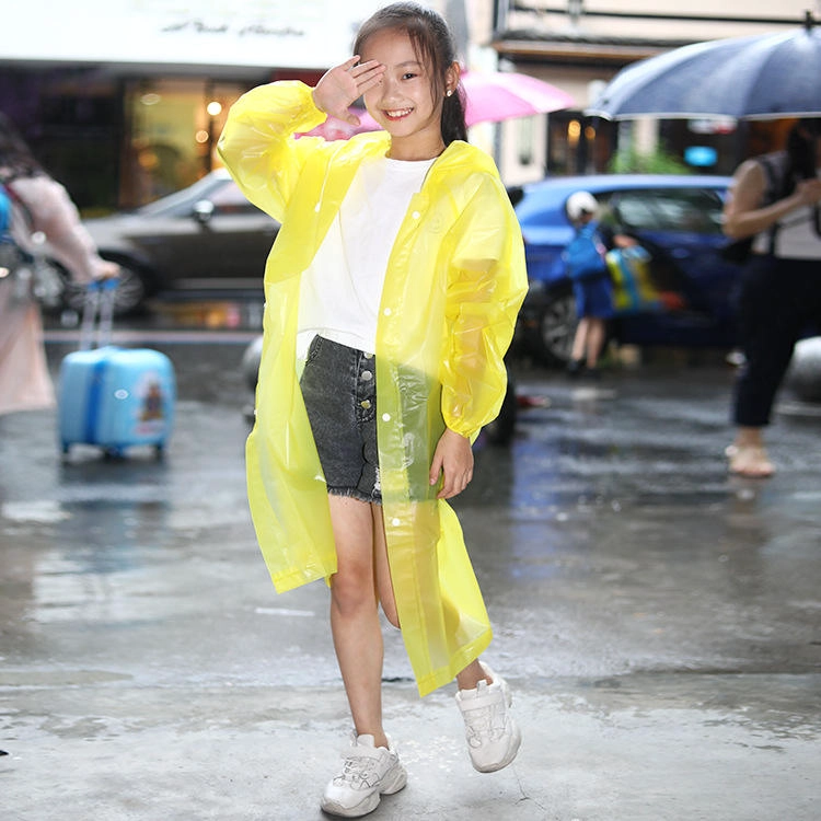 Outdoor Hoodie Children Boys Girls Rain Jacket