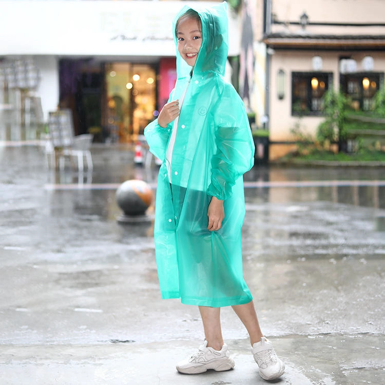 Outdoor Hoodie Children Boys Girls Rain Jacket