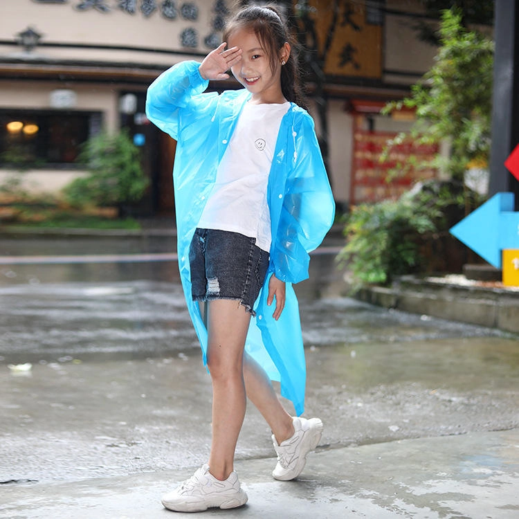 Outdoor Hoodie Children Boys Girls Rain Jacket