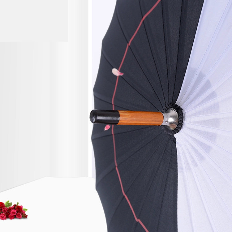 Personality Black and White Straight Umbrella for Cosplay Sakata Gintoki