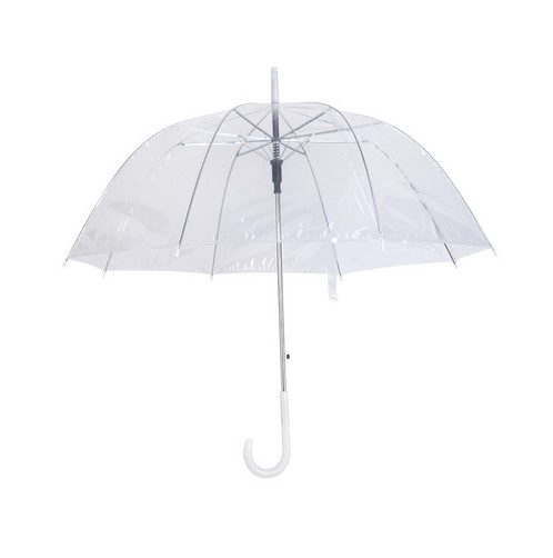 Promotional Auto Open Transparent Cheapest Clear Straight Umbrella