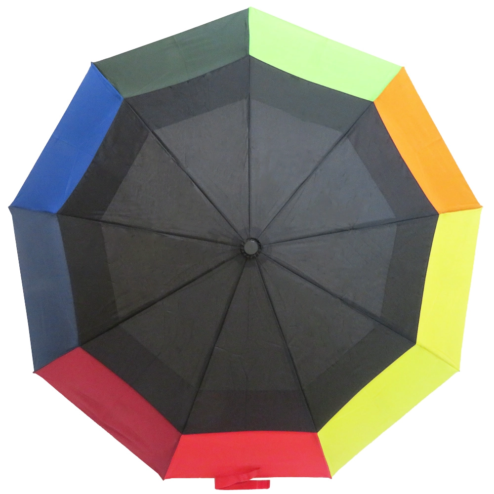 Regenbogen Doppelschicht Falten Baldachin Regenschirm