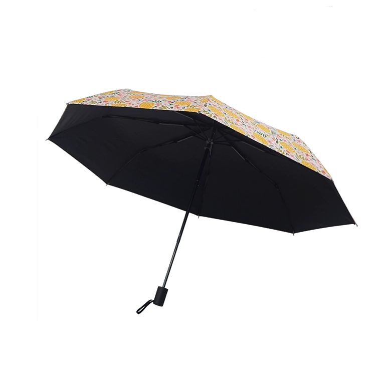 Tiny Portable Folding Rain Umbrella with Custom Design