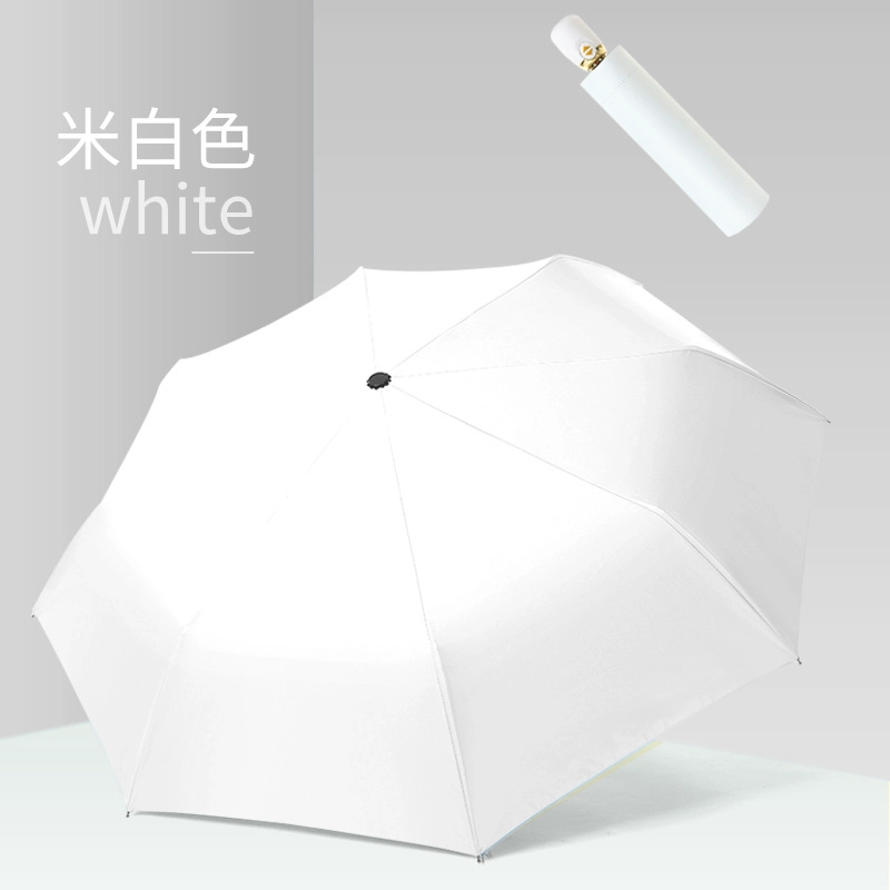 Wholesale Custom auto open 3 fold umbrella with logo print Uv protection coating umbrella factory
