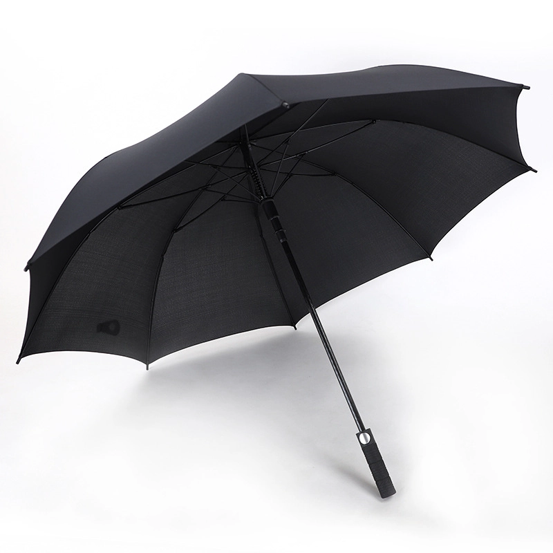 Wholesale Straight auto umbrella Logo Printed 8rib windproof straight umbrella