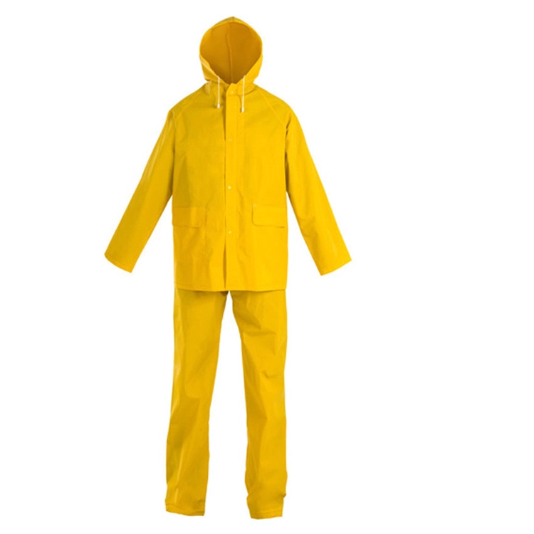 Wholesale Waterproof high quality Promotional cheap Comfortable black Long conjoined Rain Coat