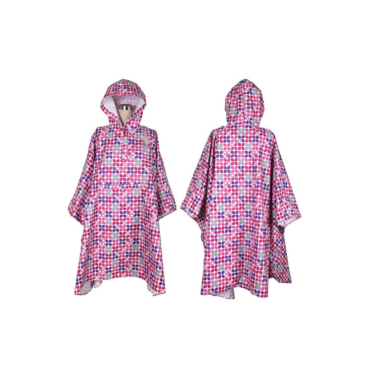 Wholesale high quality new fashion Waterproof Outdoor Fashion Printing Full Body Light Raincoats Colorful Poncho