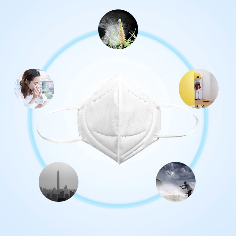anti virus white nonwoven disposable kn95 mask with CE