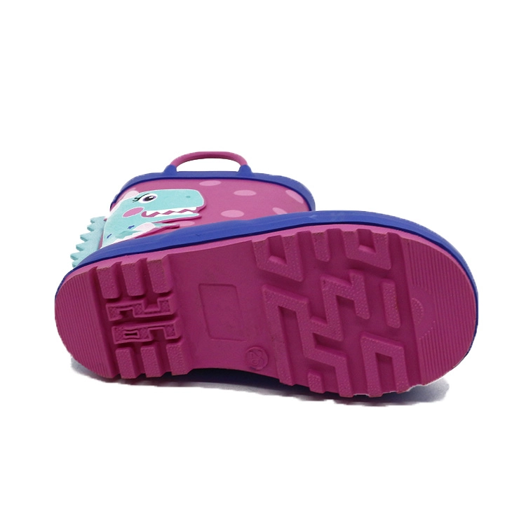 newest design Waterproof beautiful cartoon print Rubber Rain Boots