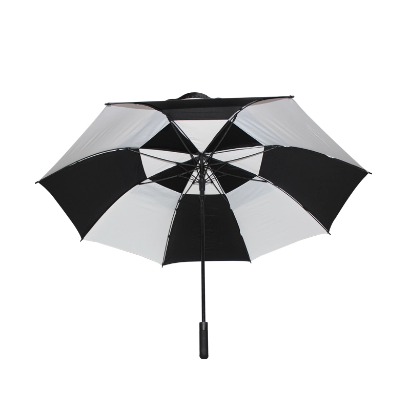 strong windproof double canopy golf umbrella
