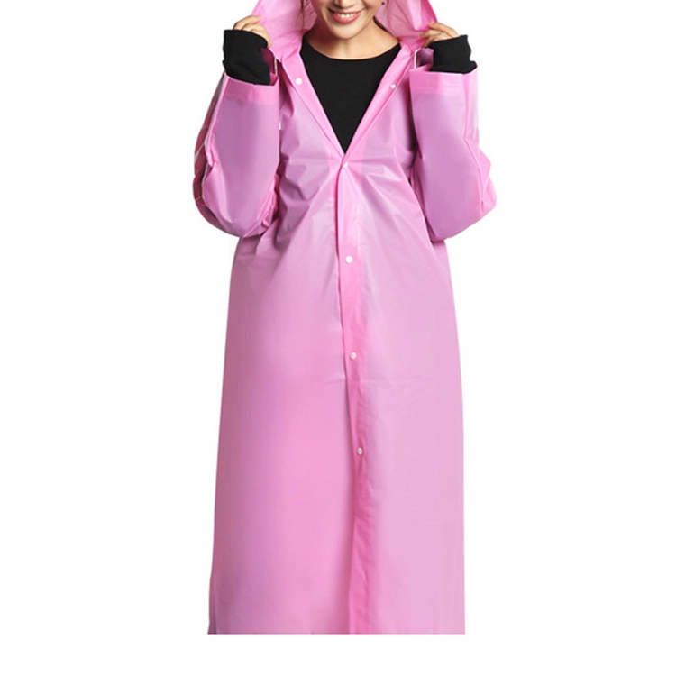 wholesale Rain Coat Non-disposable purple raincoat EVA fashionable environmental protection raincoat travel outdoor lightweight