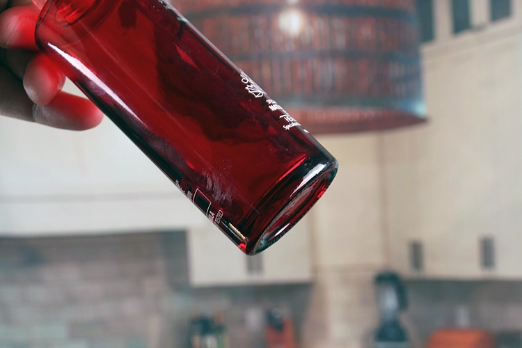 Perfume glass bottle