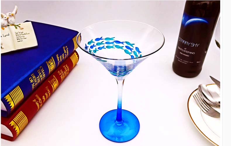 custom hand painted wine glasses