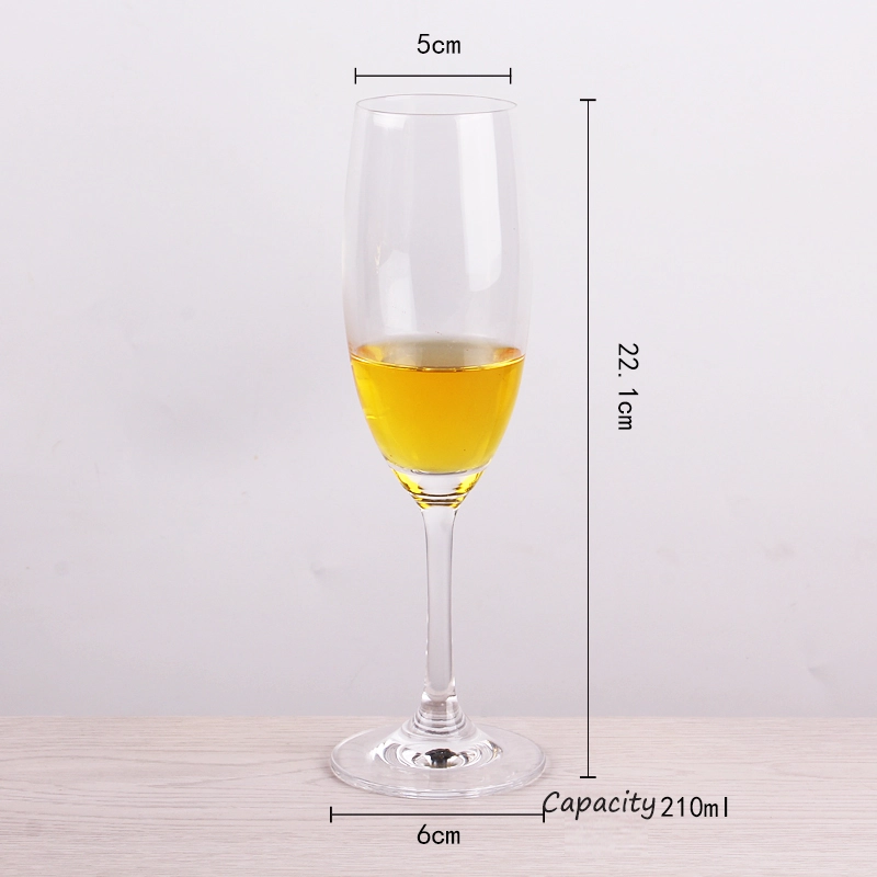 different champagne glasses