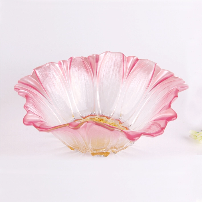 sunflower shaped glass fruit
