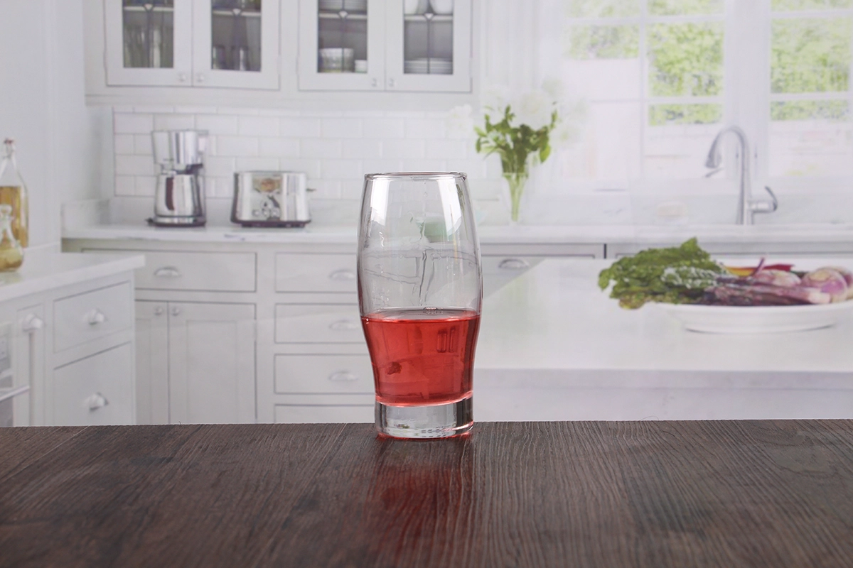 Clear beer mugs