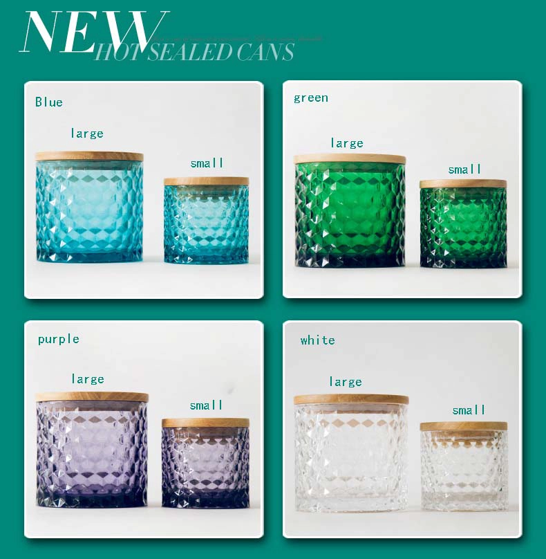 blue glass jars