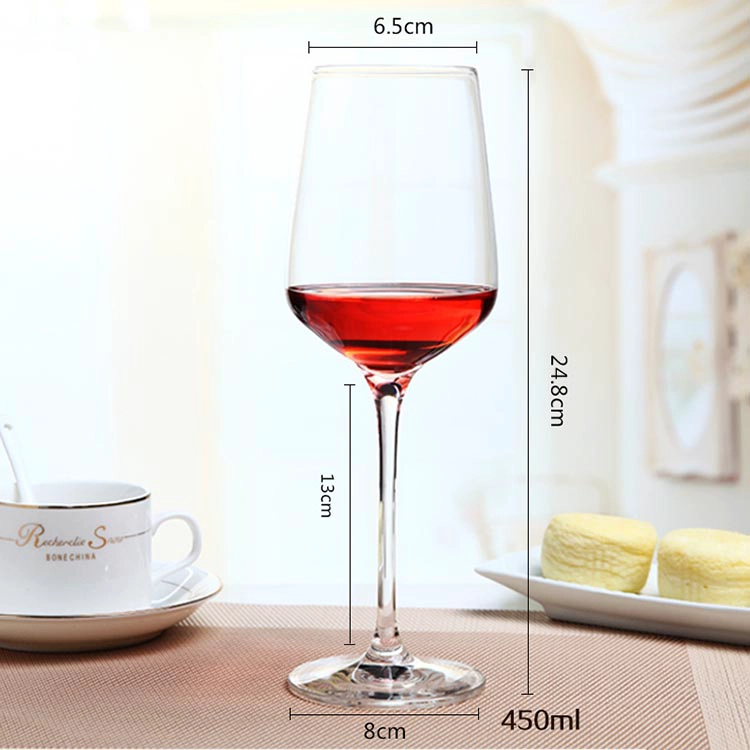 Long stem wine glasses
