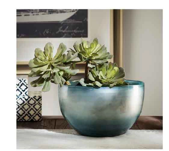 Glass bowl vase