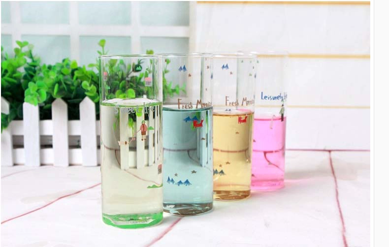 green wine glasses