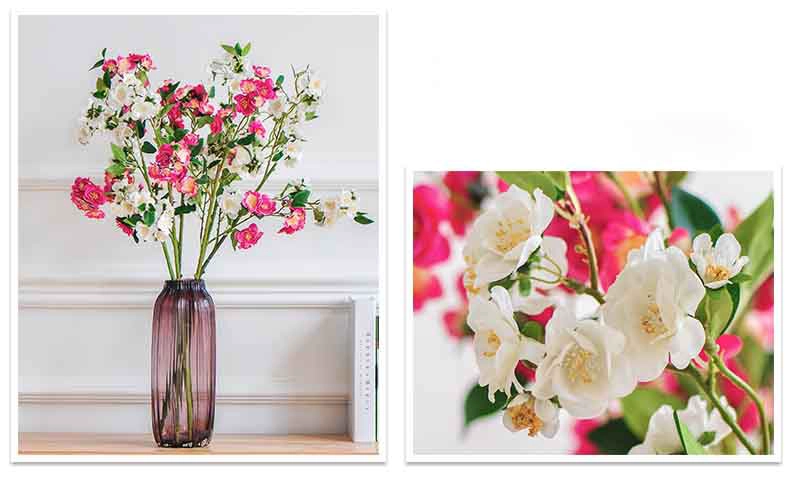 Red glass vase