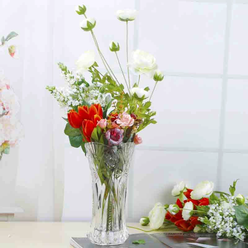 clear glass vases
