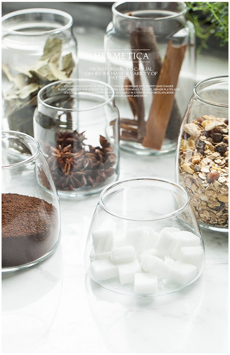 clear glass jar
