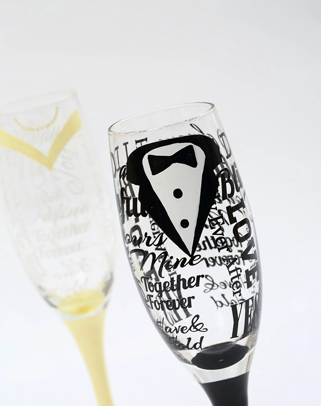 painted glass cups