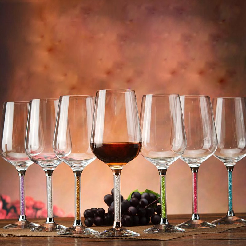 long stem of wine glass