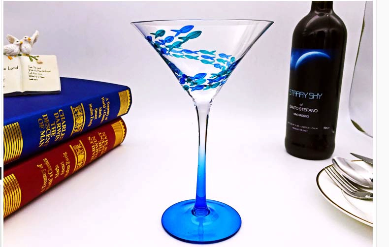 custom hand painted wine glasses