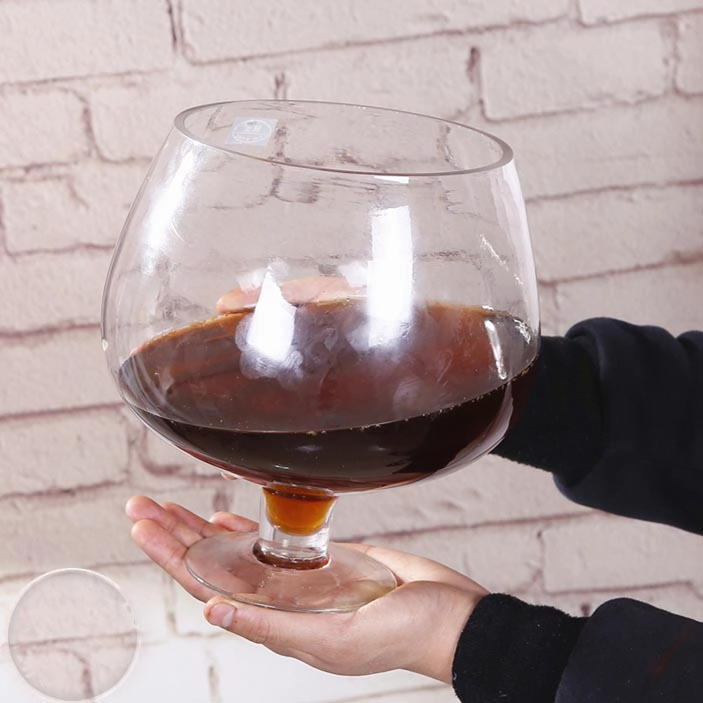 large brandy glasses
