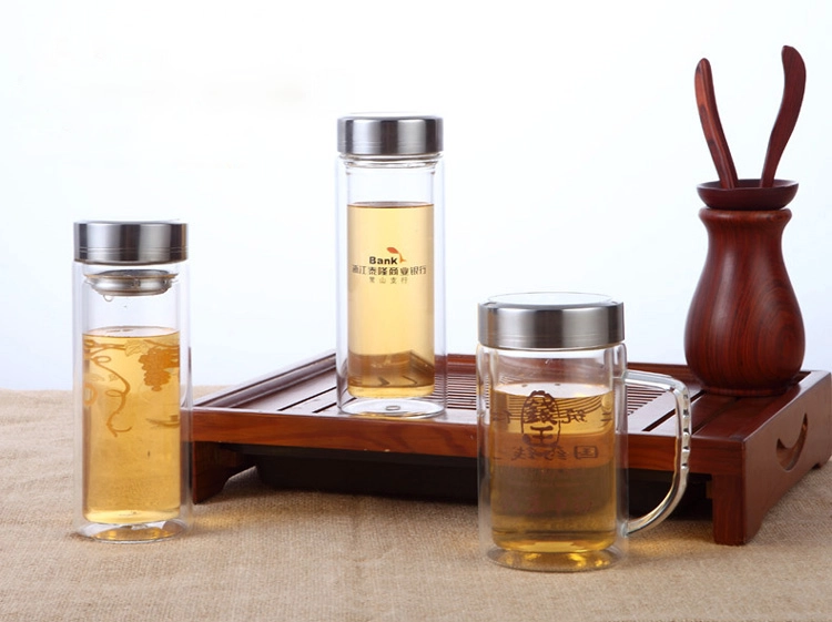 double glass tea cups