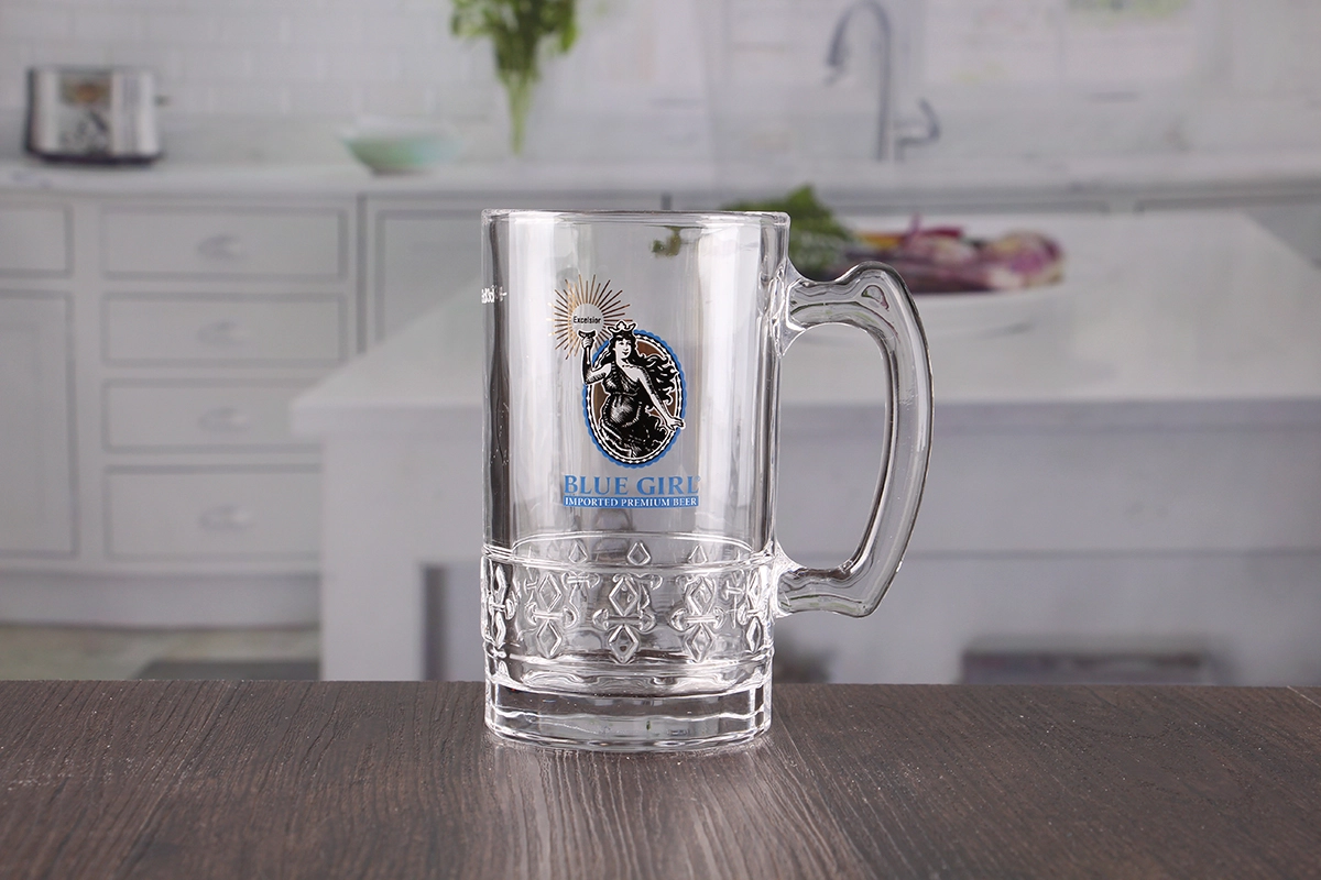 Custom printed beer glasses