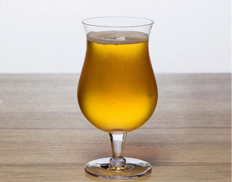 tulip shaped glasses