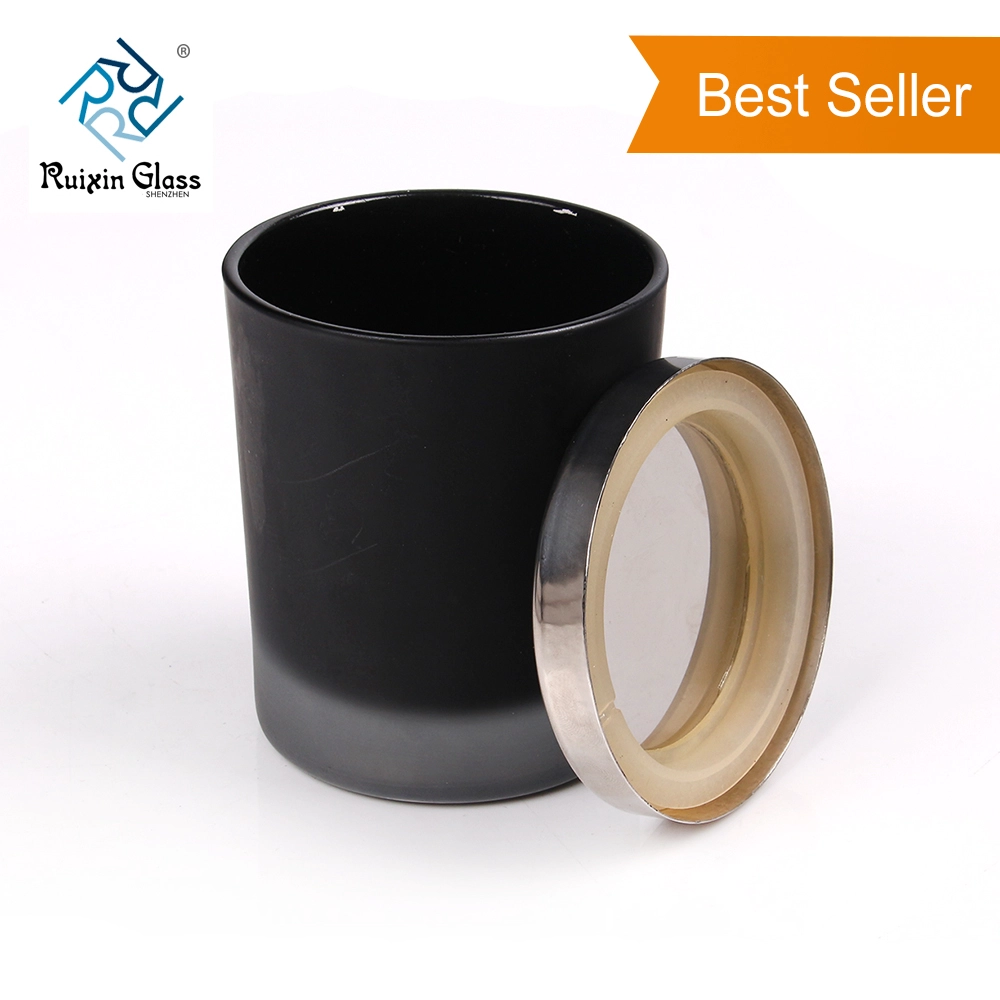 CD065 Glass Candle Jars With Lids Wholesale