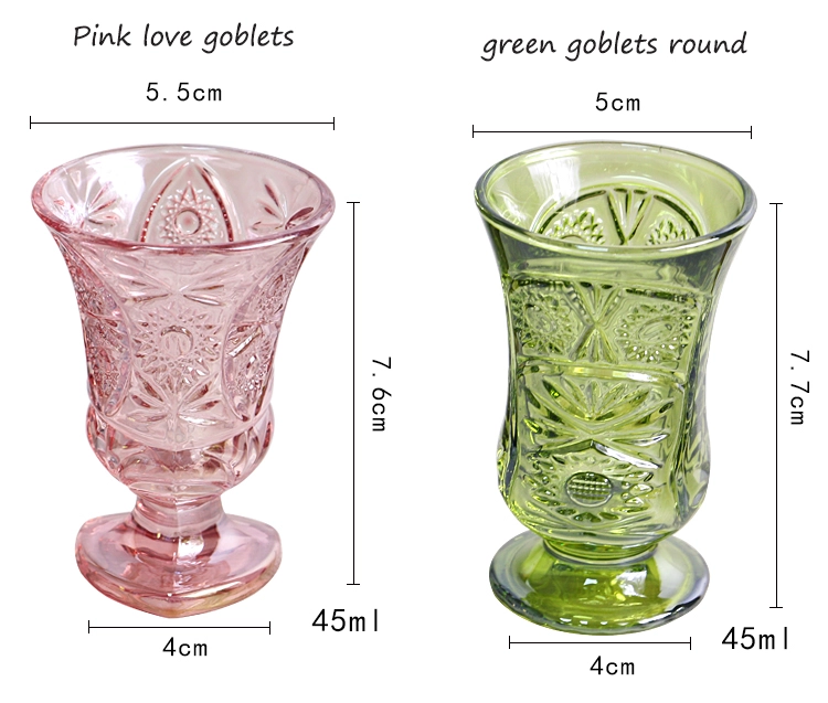small glass decanters