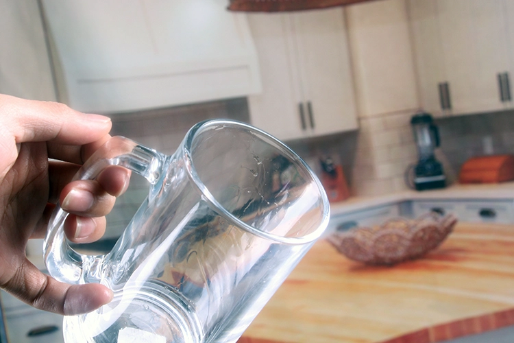Beer Tankard Glass With Handle