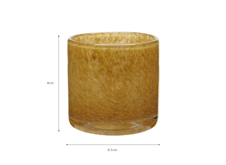small glass candle holders