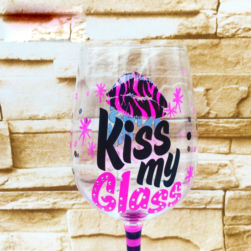 hand painted glass