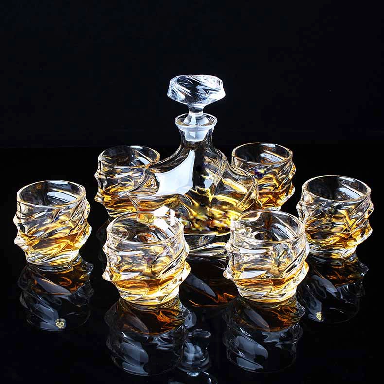 whiskey glasses set