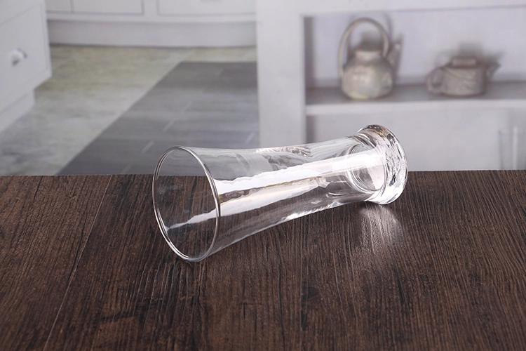 Wide mouth beer glasses