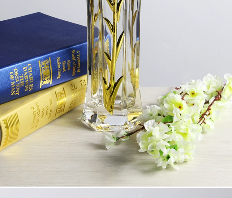 New mercury glass vases and tulip electroplating glass vase