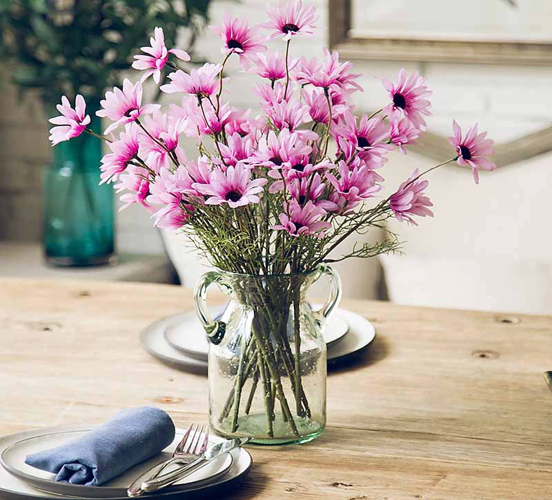 small white vase