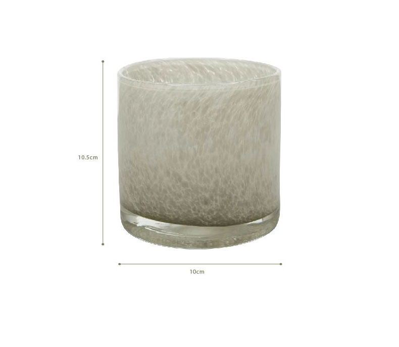 small glass candle holders