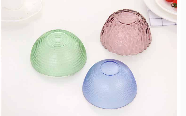 coloured glass bowls