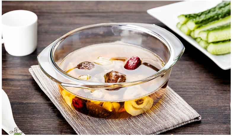 clear glass bowls