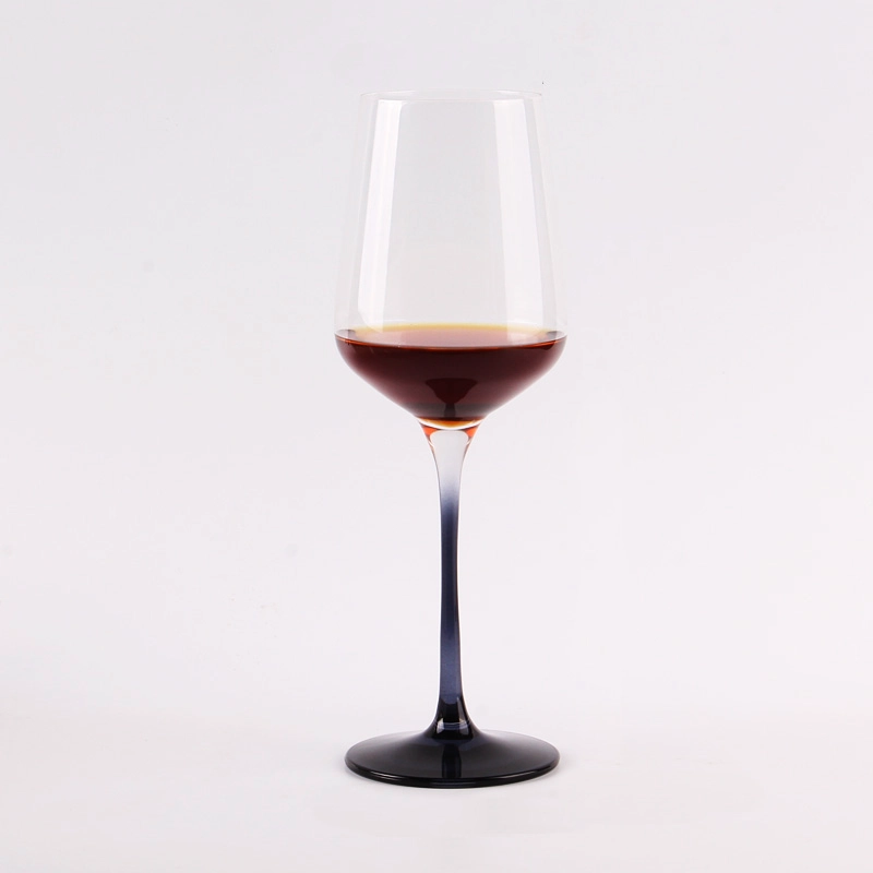 black wine glass