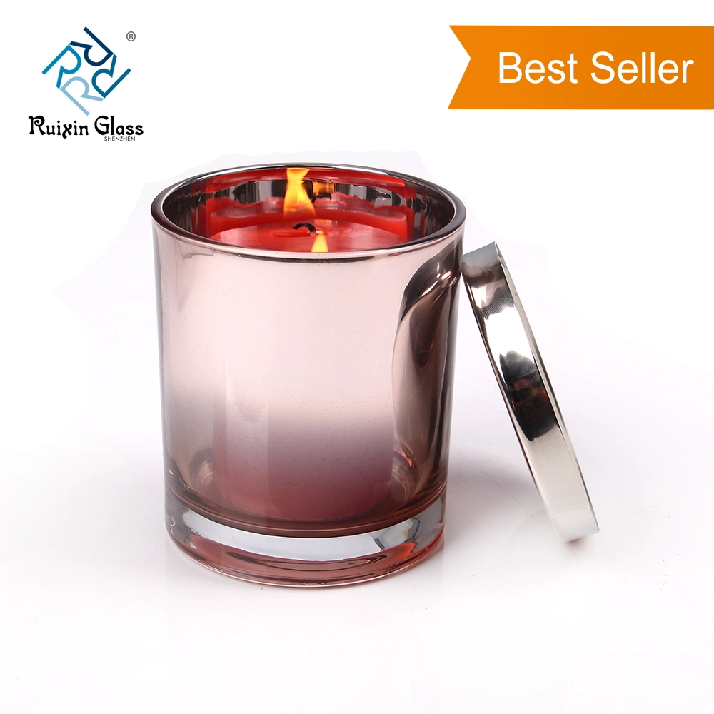 CD065 Glass Candle Jars With Lids Wholesale
