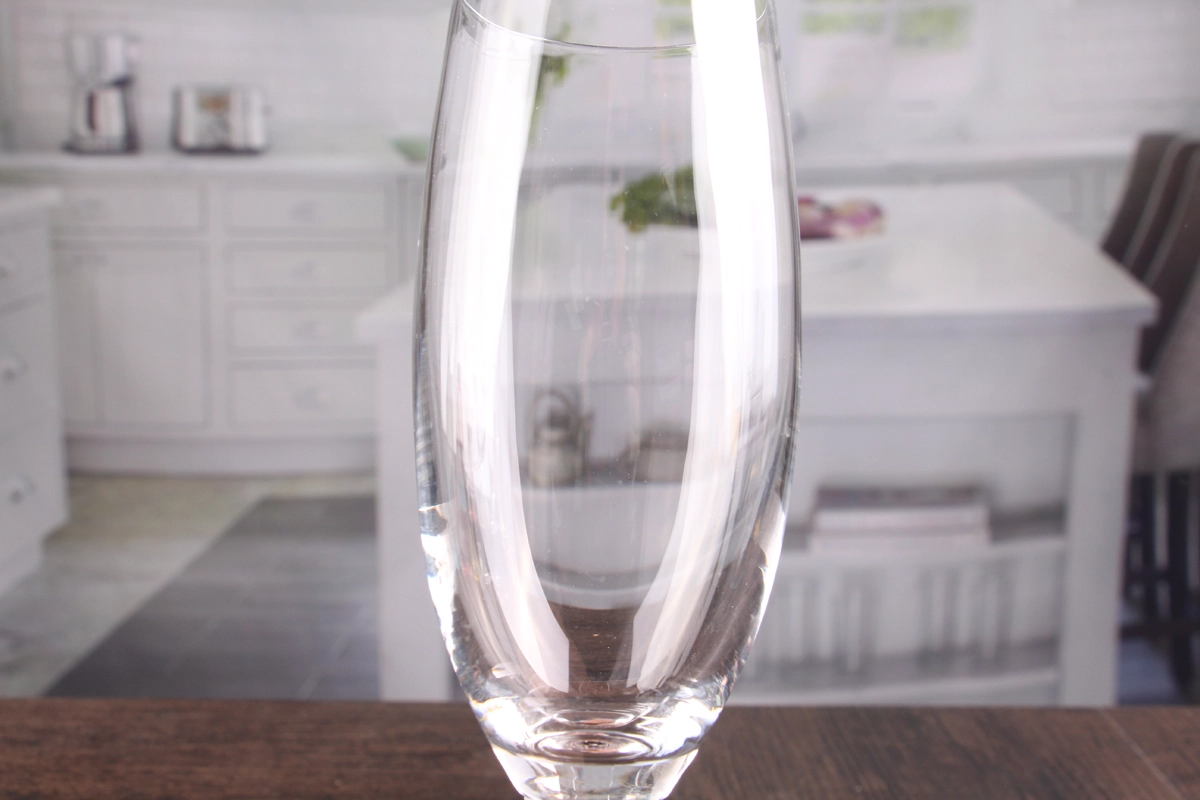 Champagne crystal glasses